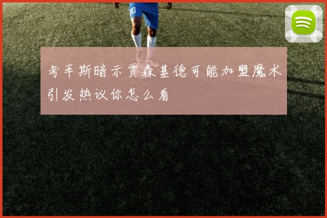 考辛斯暗示贾森基德可能加盟魔术引发热议你怎么看